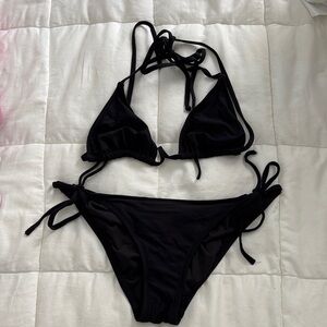 J.Crew Classic Black Bikini Set S